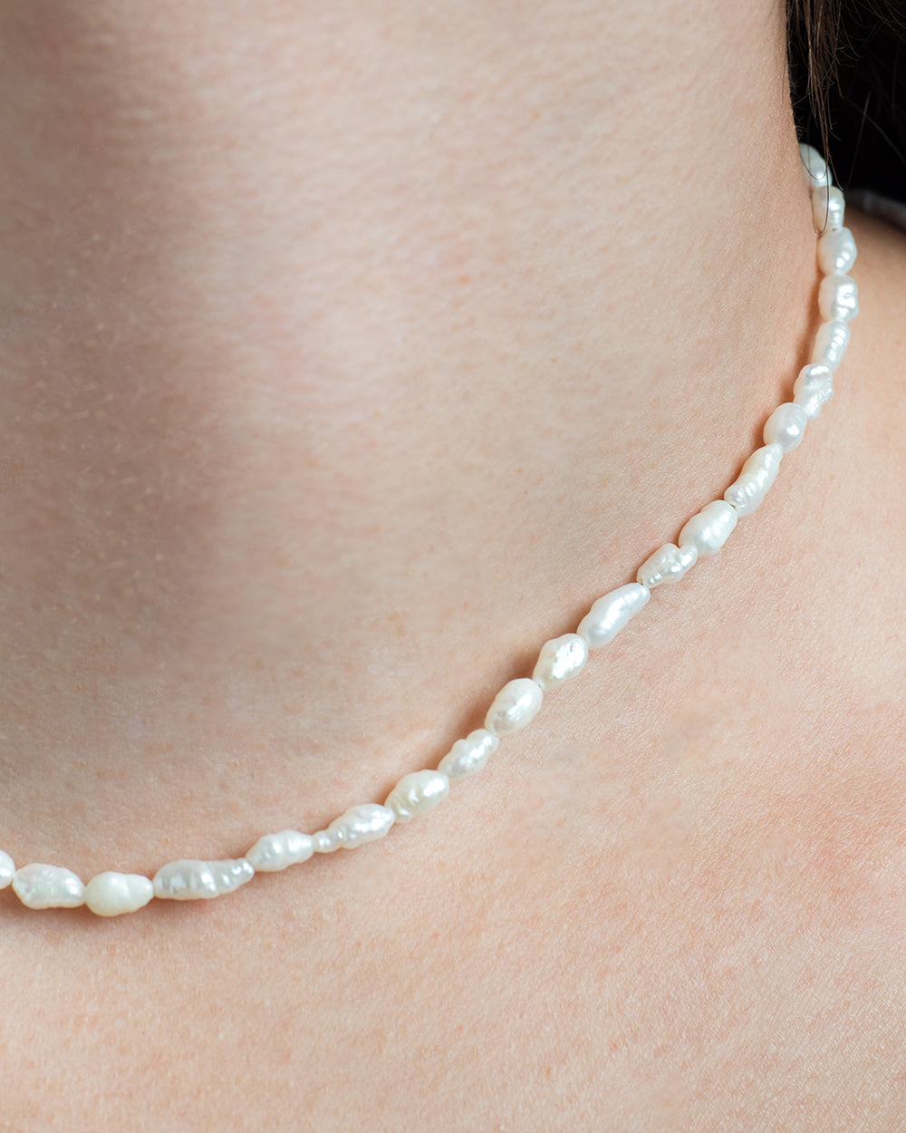 Collar Pearls Silver