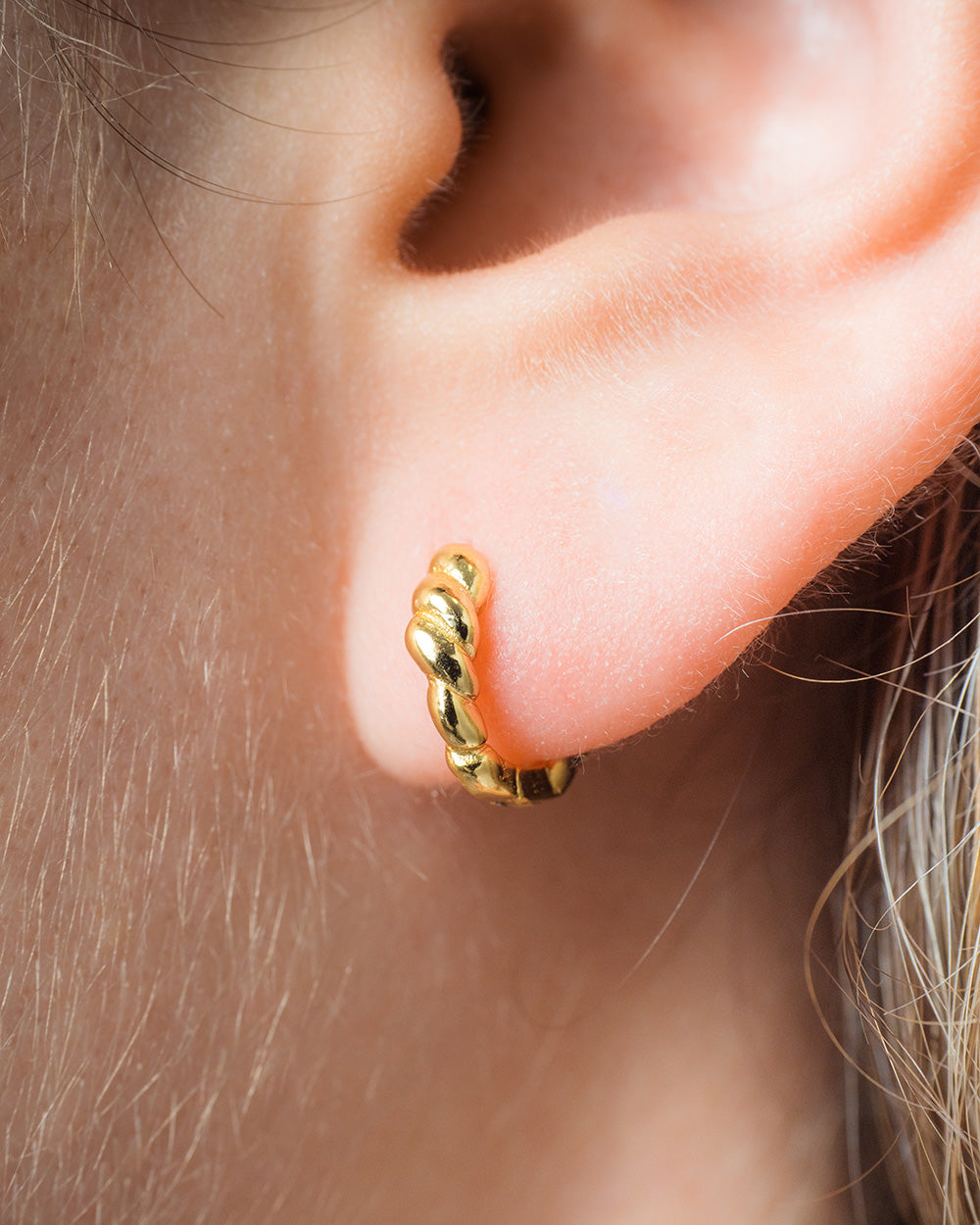 Pendientes Num Gold