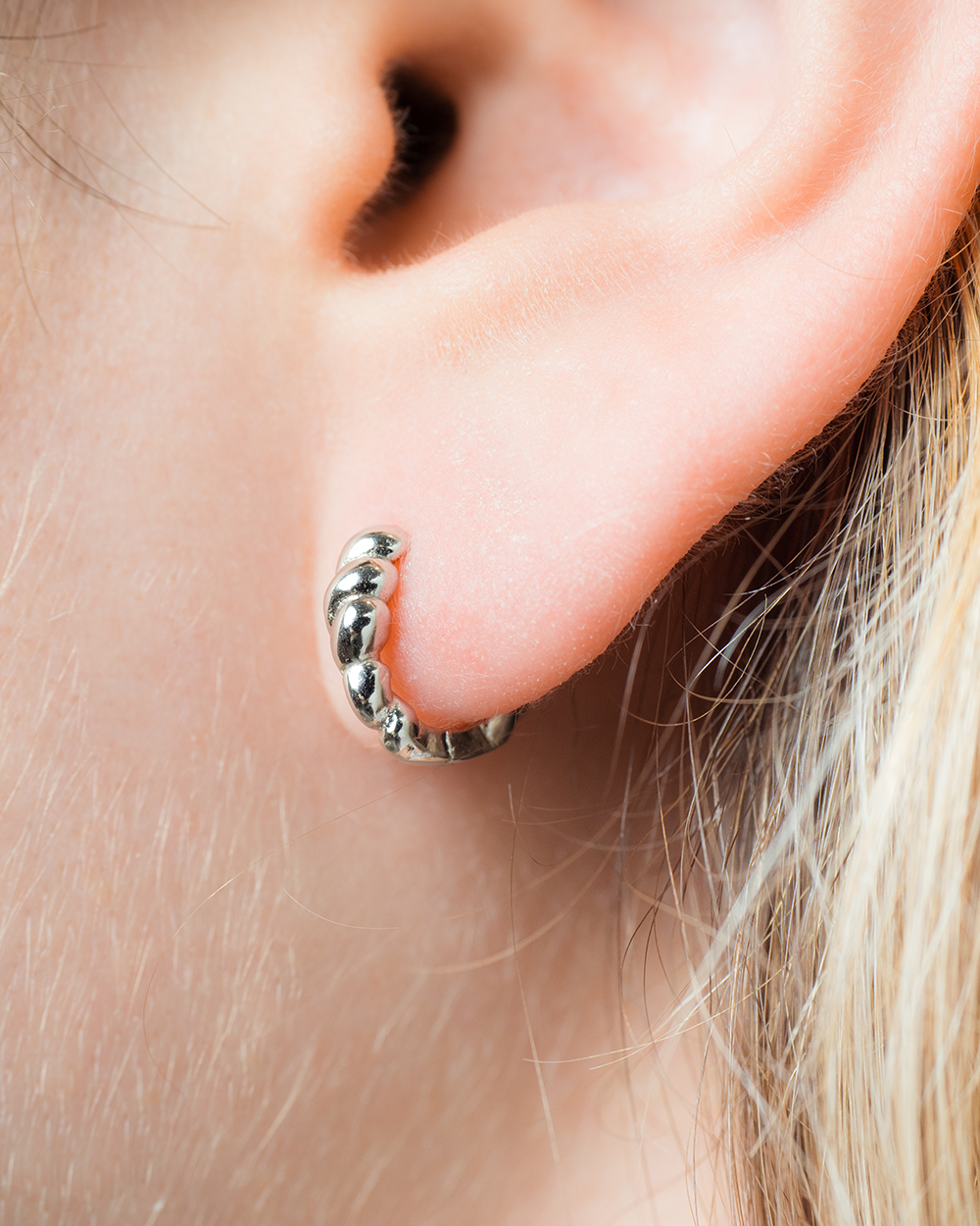 Pendientes Num Silver