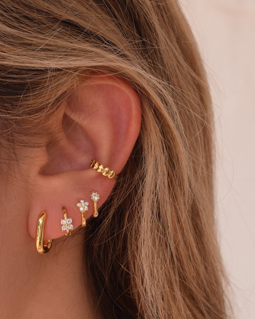 Pendientes Capri Gold