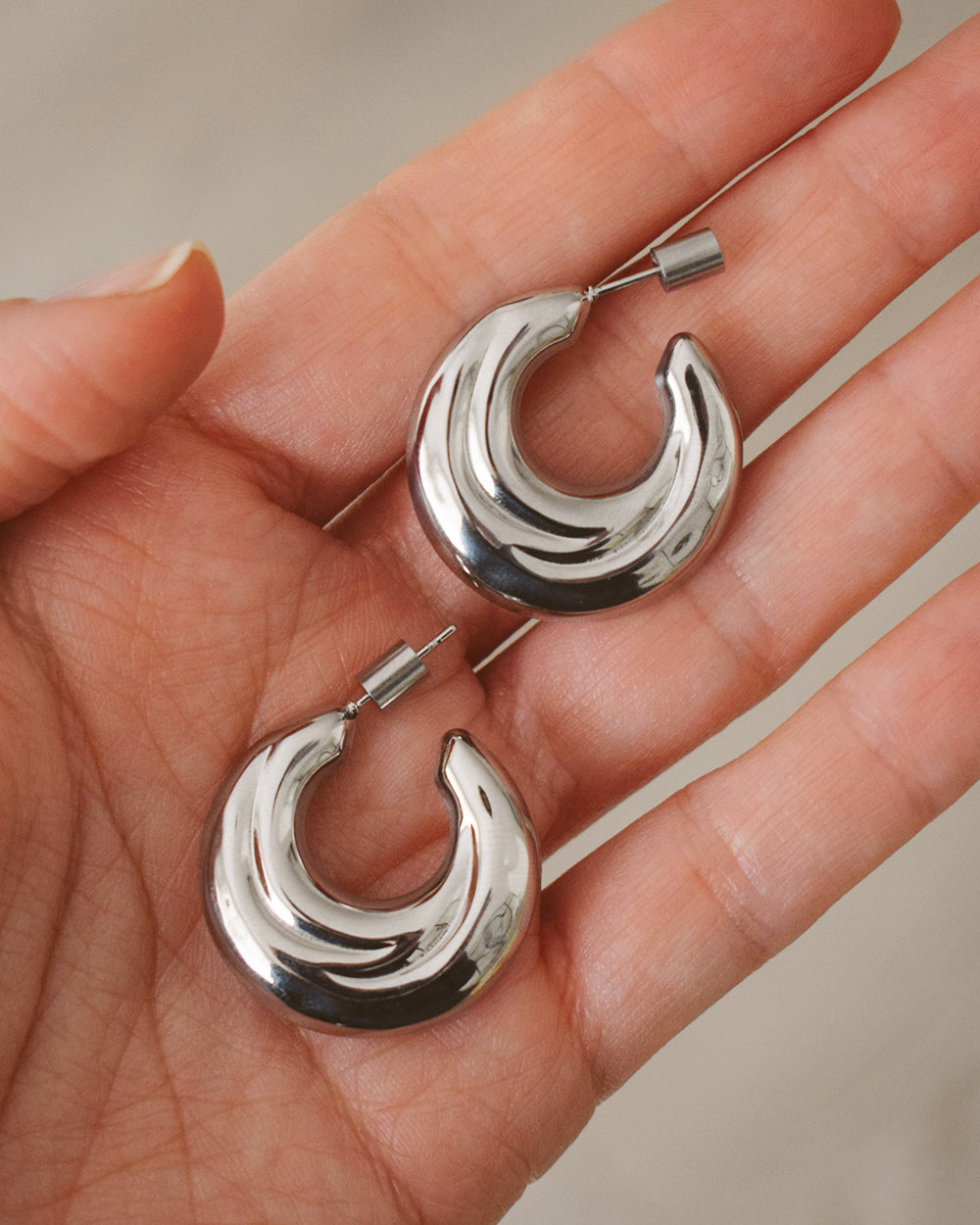 Pendientes Miel Silver