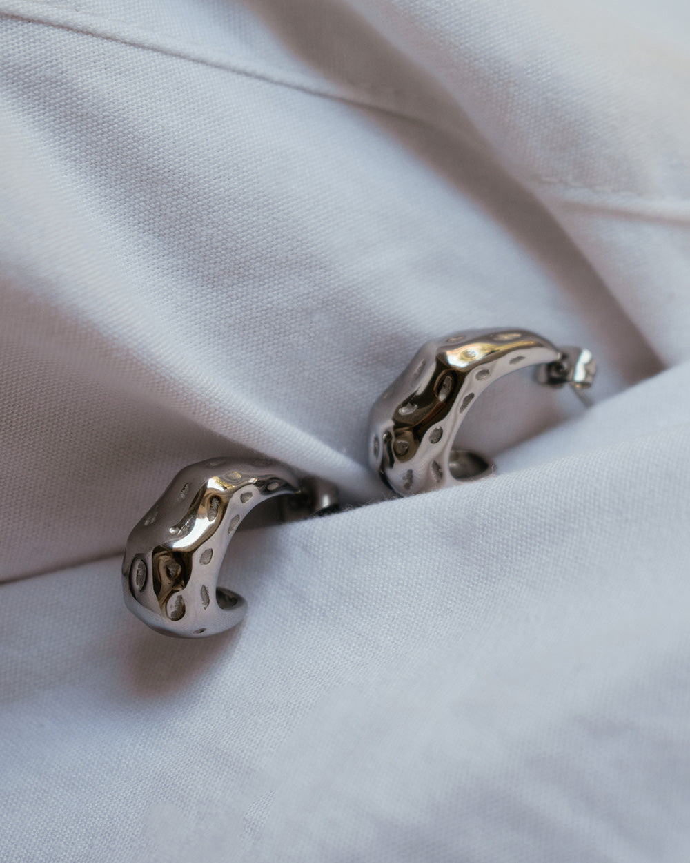 Pendientes Moony Silver