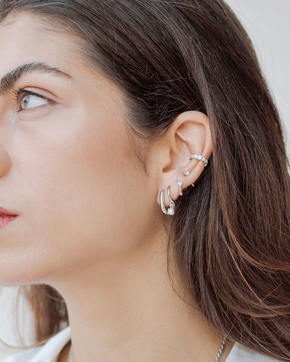 Pendientes Pearl Silver