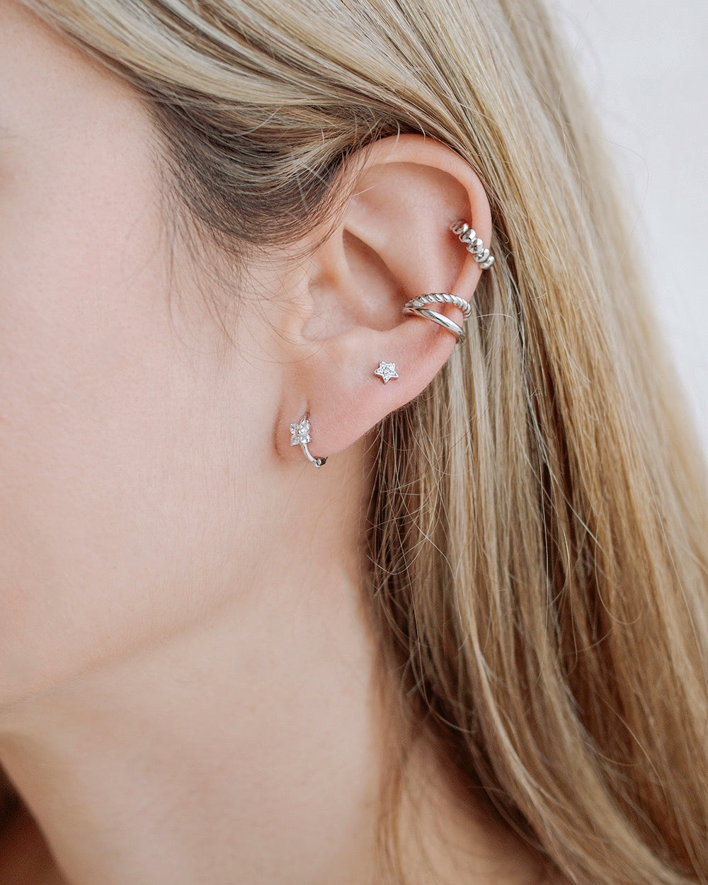 Earcuff Nes Silver