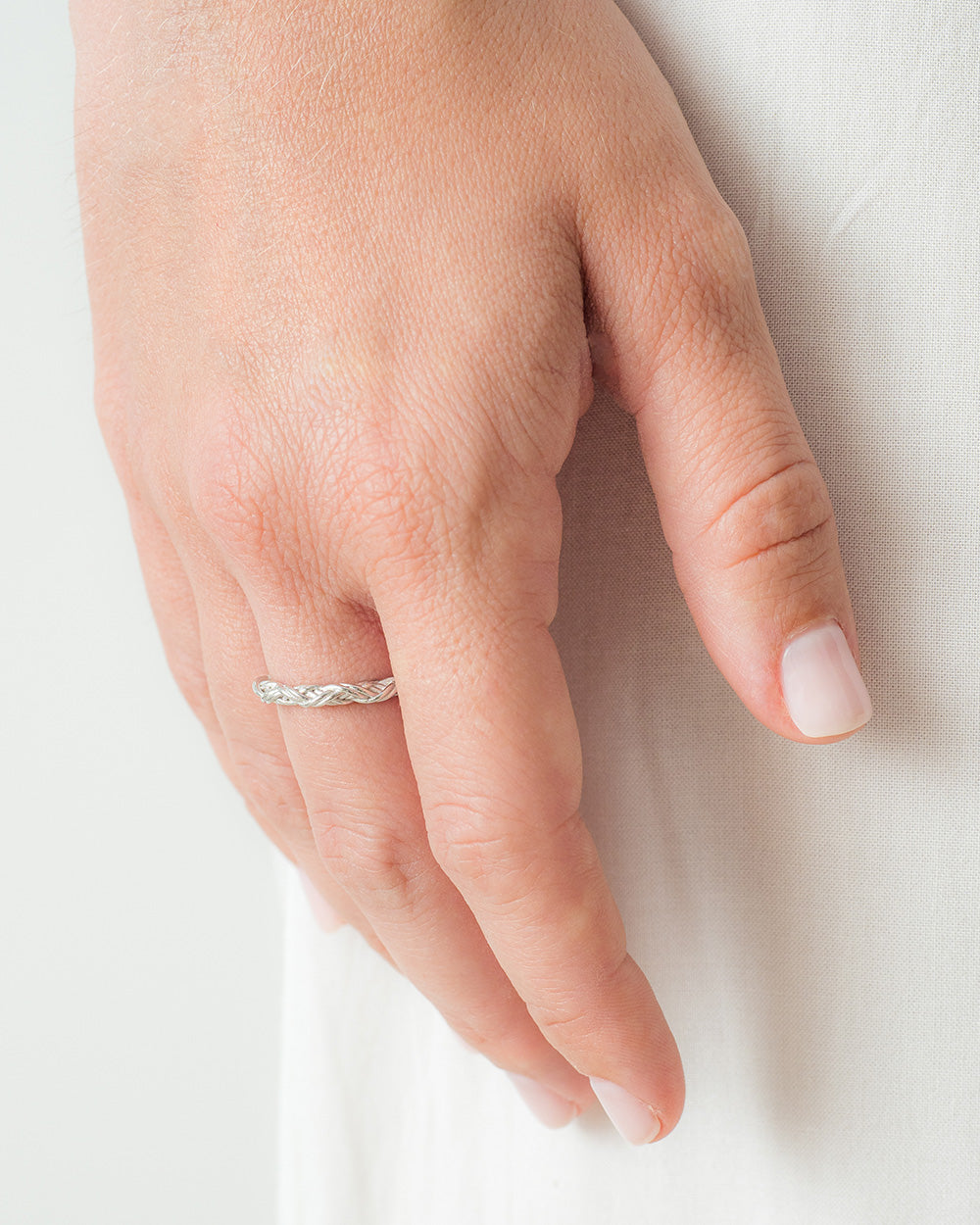 Anillo Braid Silver