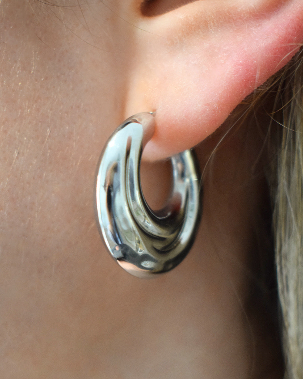 Pendientes Miel Silver