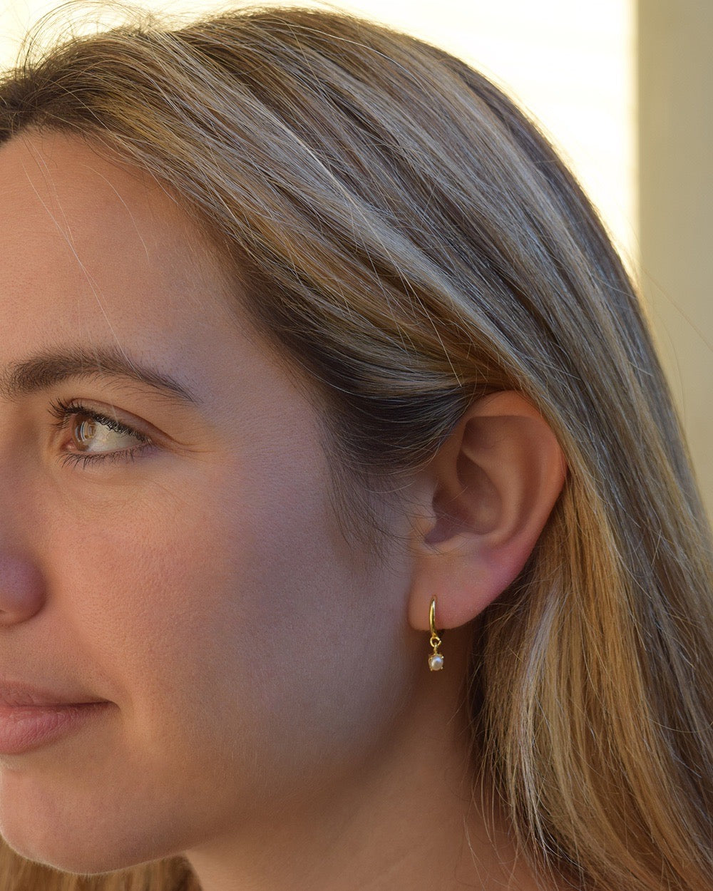 Pendientes Pearl Gold