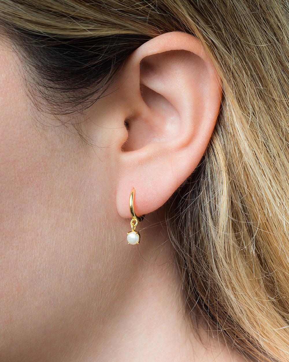 Pendientes Pearl Gold